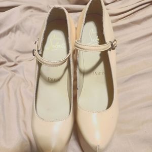 Tan Christian Louboutin Heels